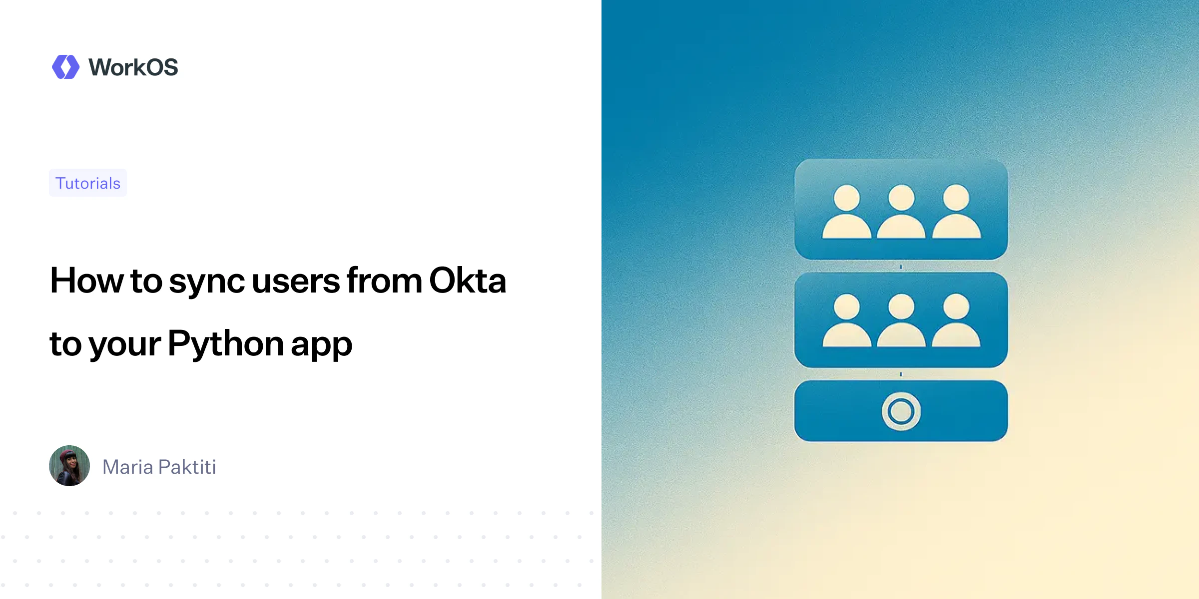 How to sync users from Okta to your Python app — WorkOS