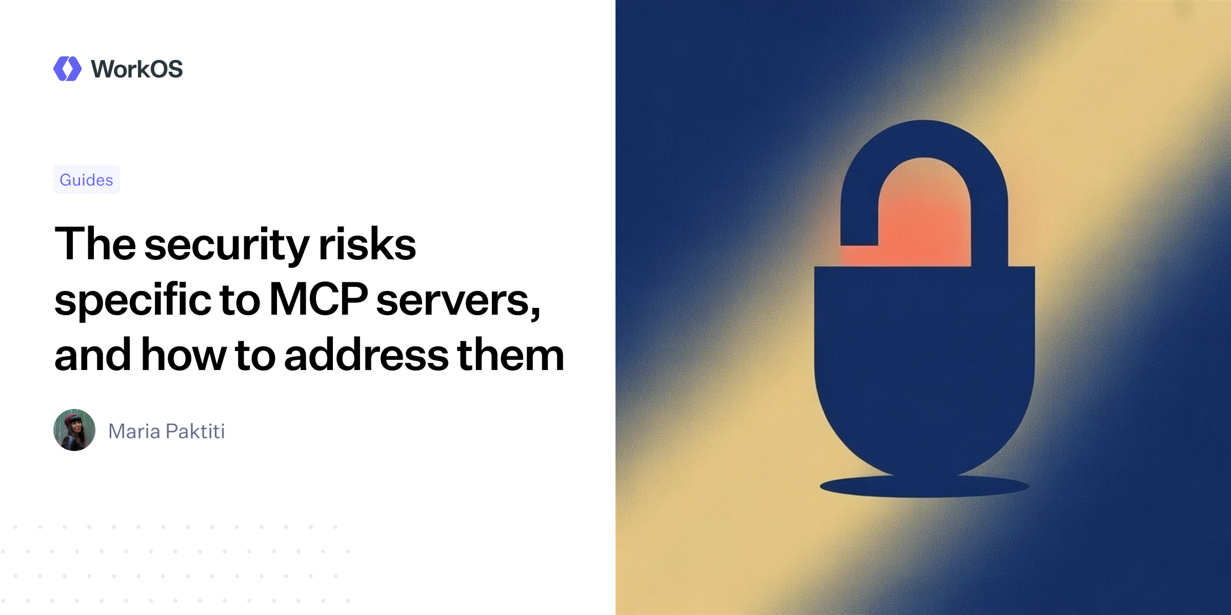 The security risks specific to MCP servers, and how to address them ...