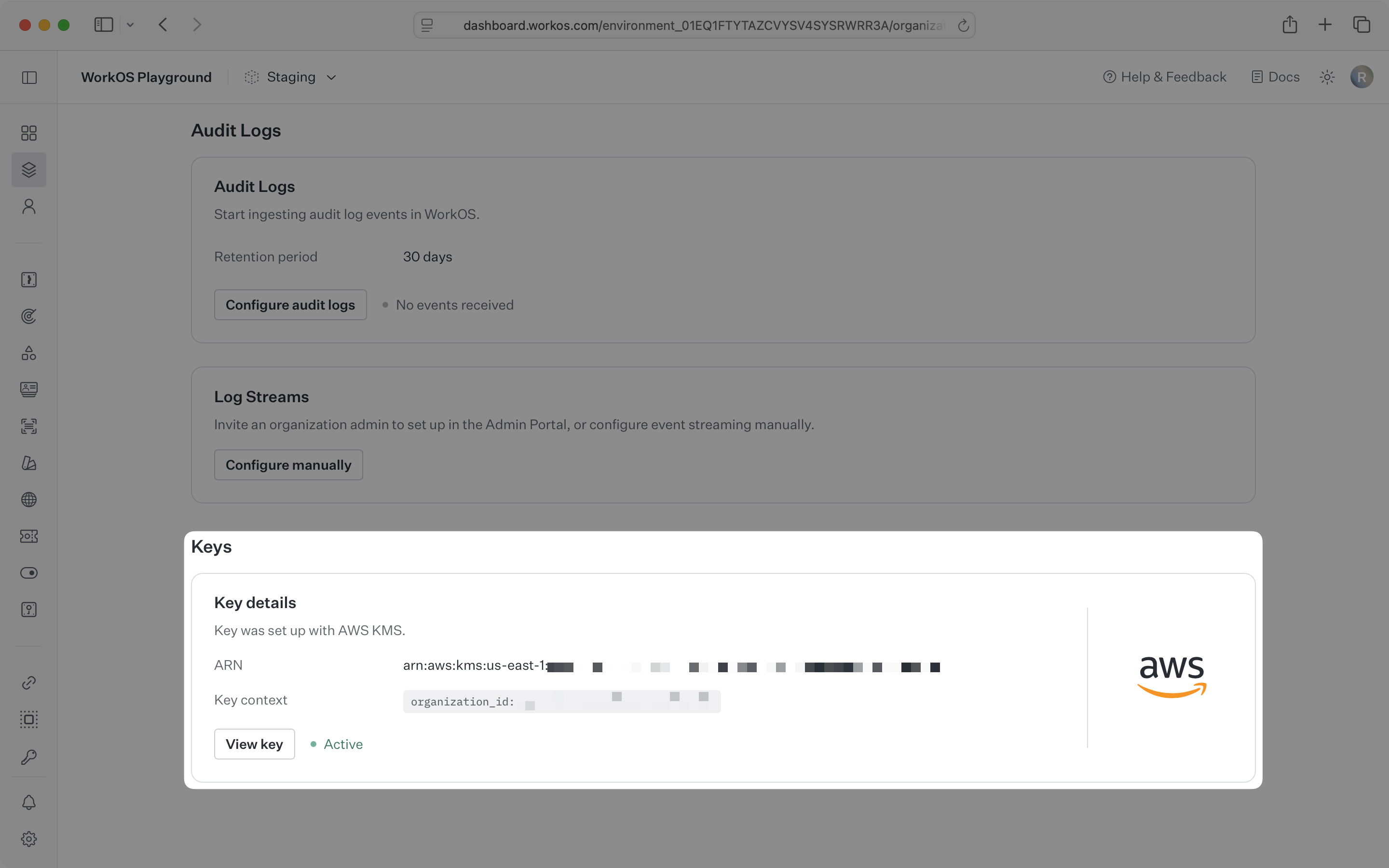 View key details