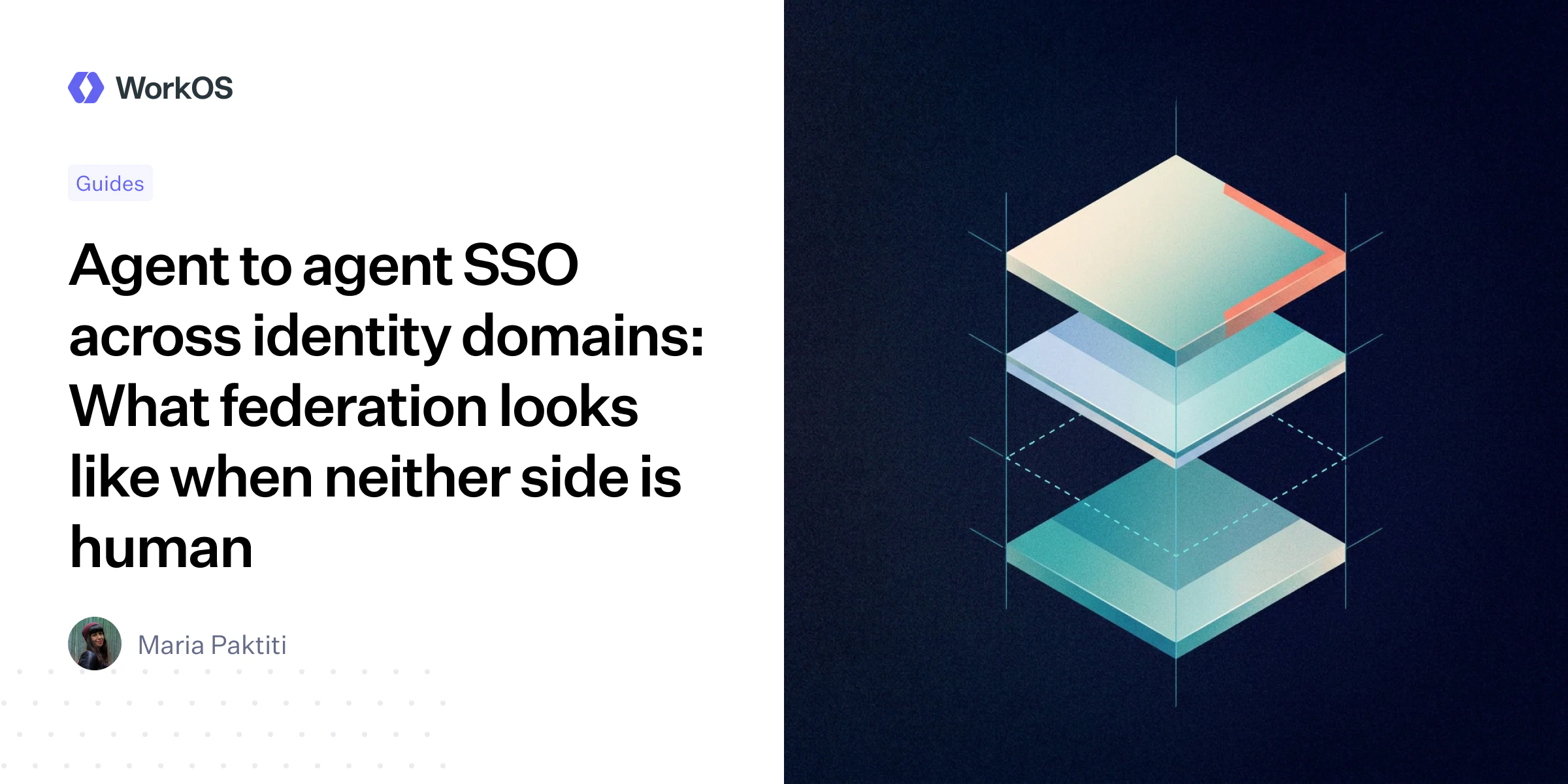 Agent to agent SSO across identity domains: What federation looks like when neither side is human