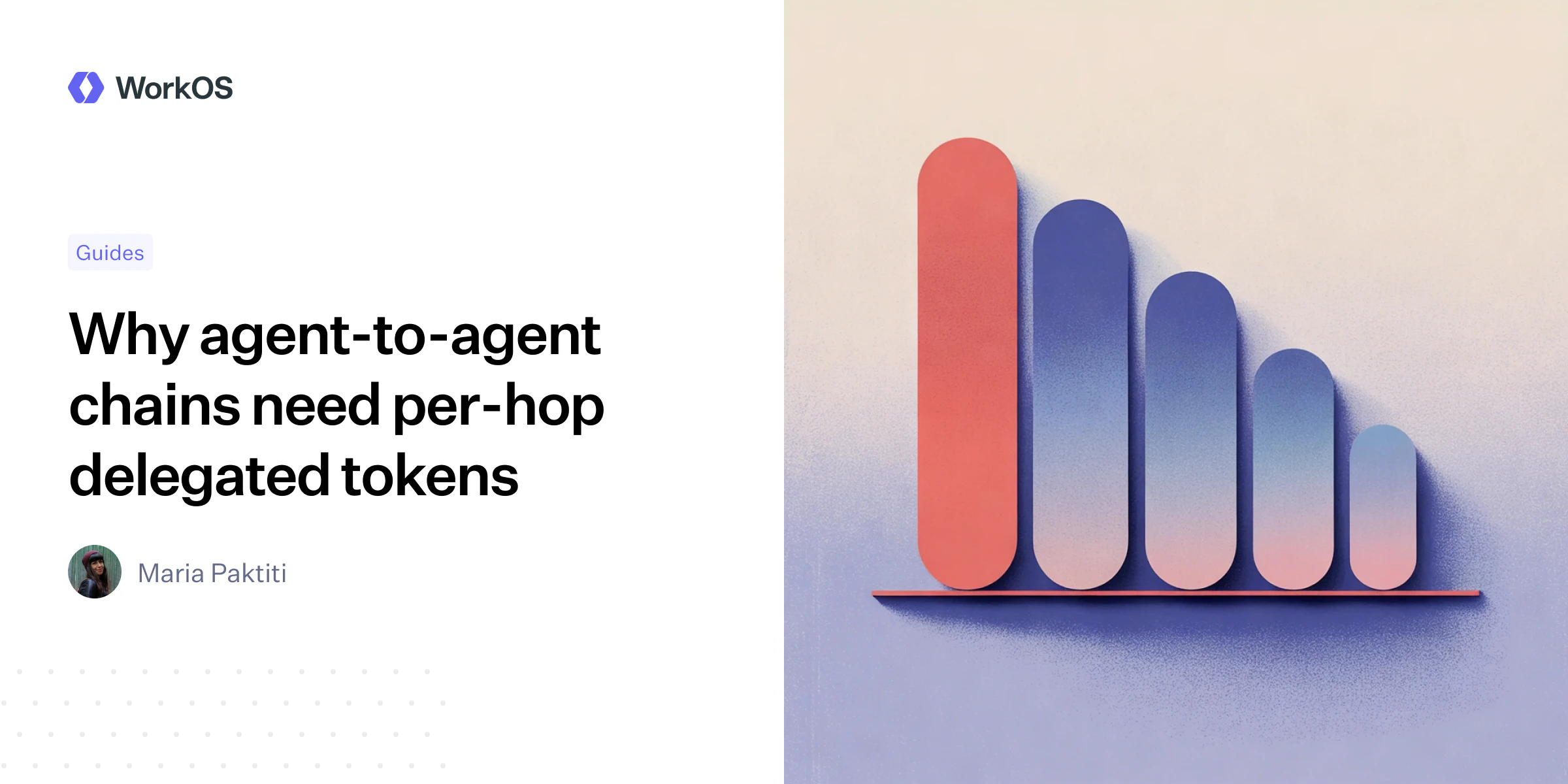 Why agent-to-agent chains need per-hop delegated tokens