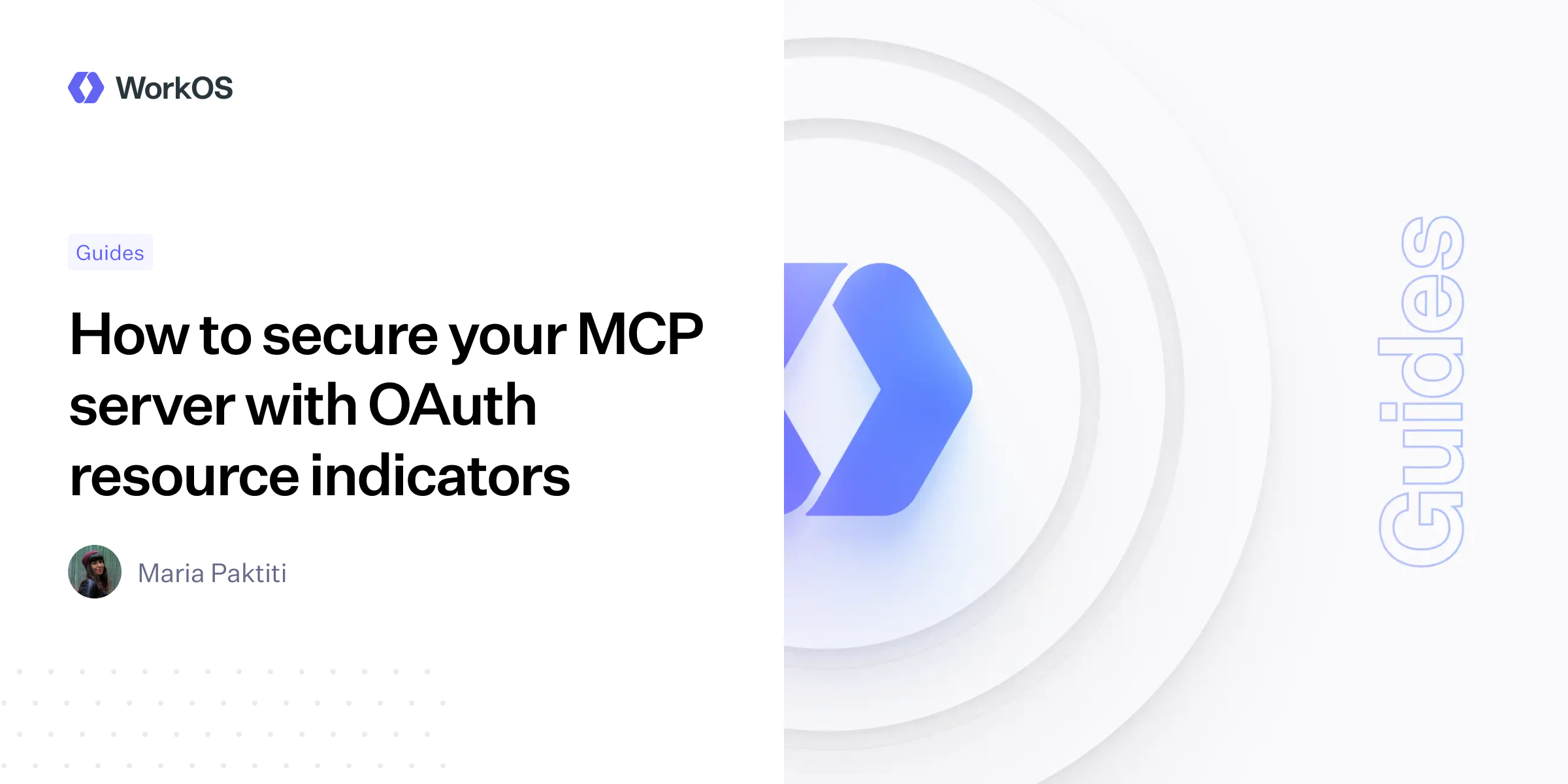 How to secure your MCP server with OAuth resource indicators — WorkOS