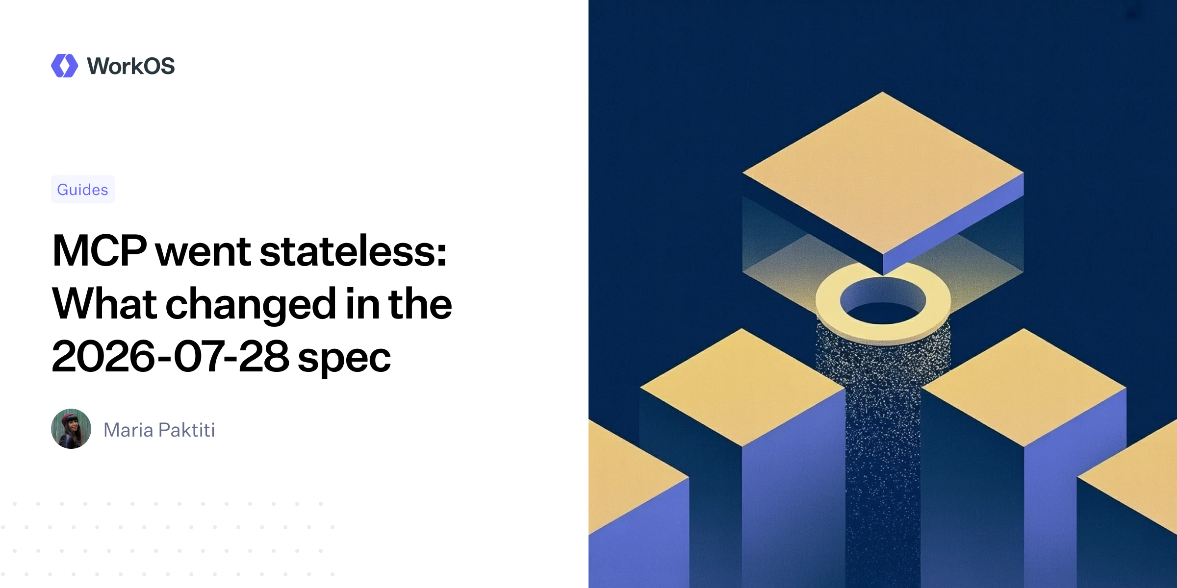 MCP went stateless: What changed in the 2026-07-28 spec
