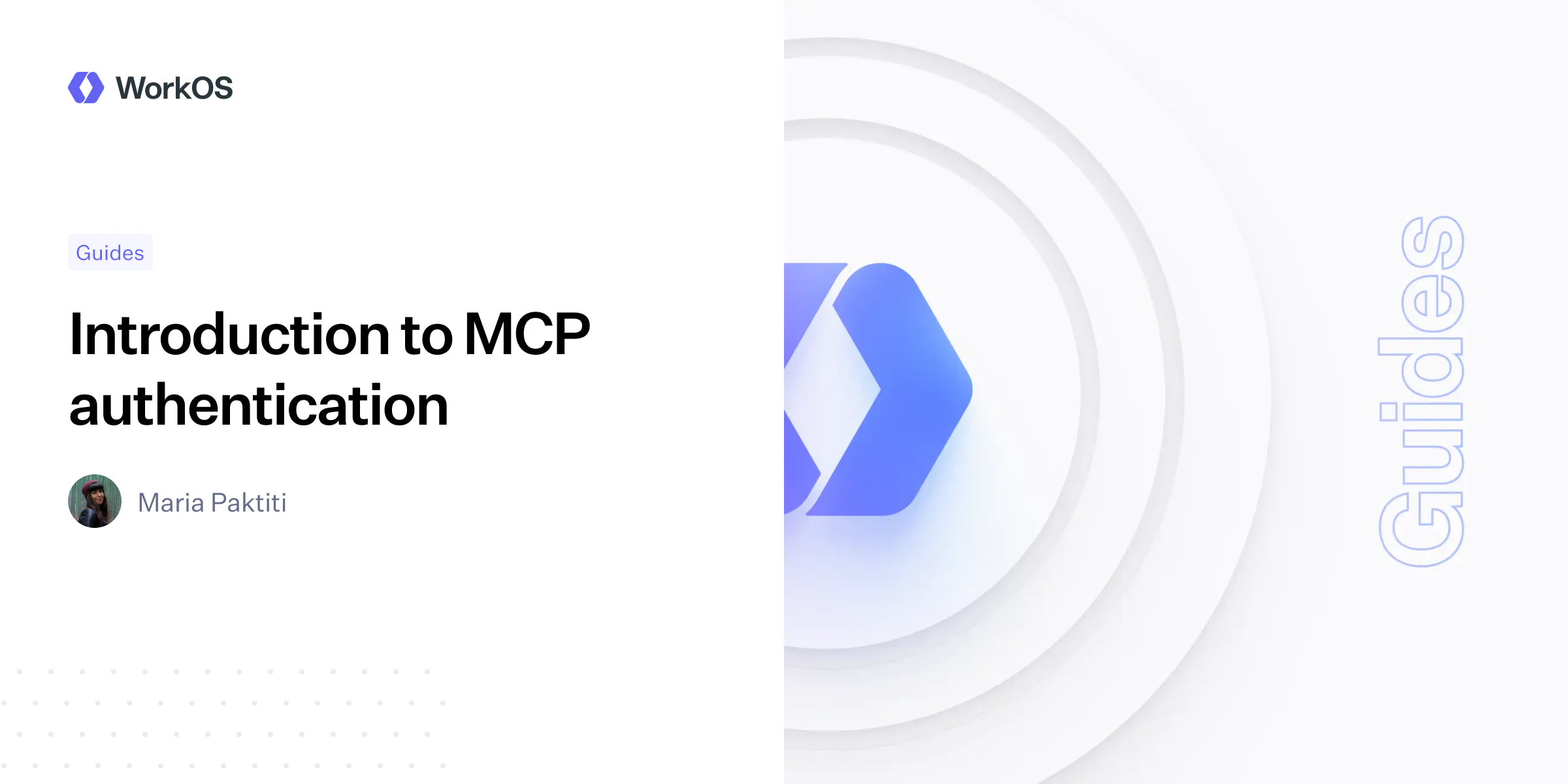 Introduction To MCP Authentication WorkOS Introduction to mcp authentication workos