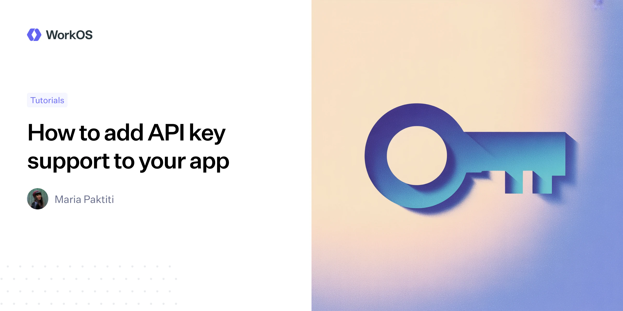 How to add API key support to your app — WorkOS