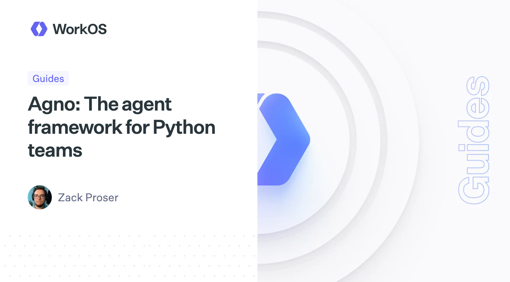 Agnoos Python Agno: The agent framework for Python teams — WorkOS