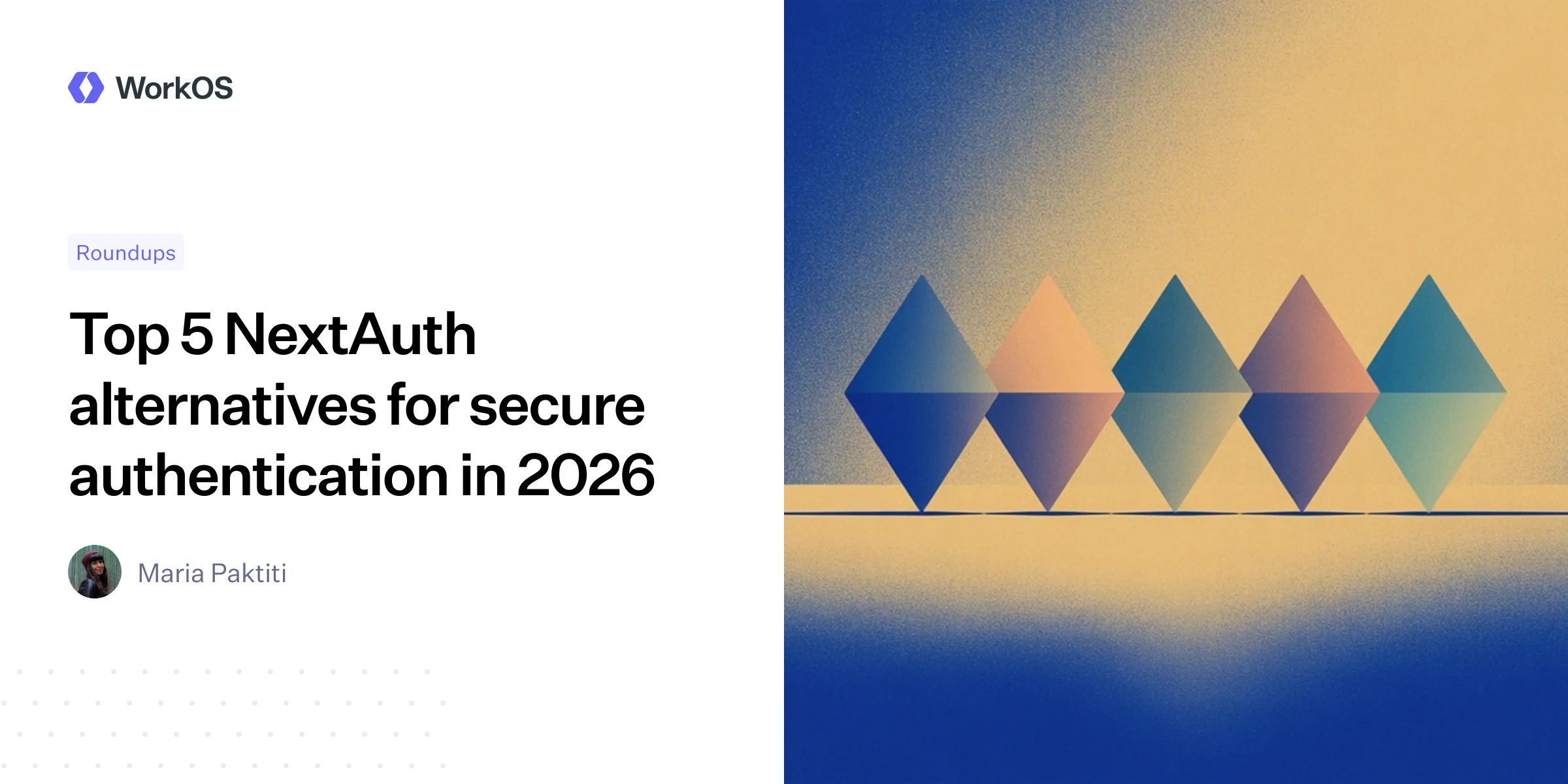 Top 5 NextAuth alternatives for secure authentication in 2026 — WorkOS