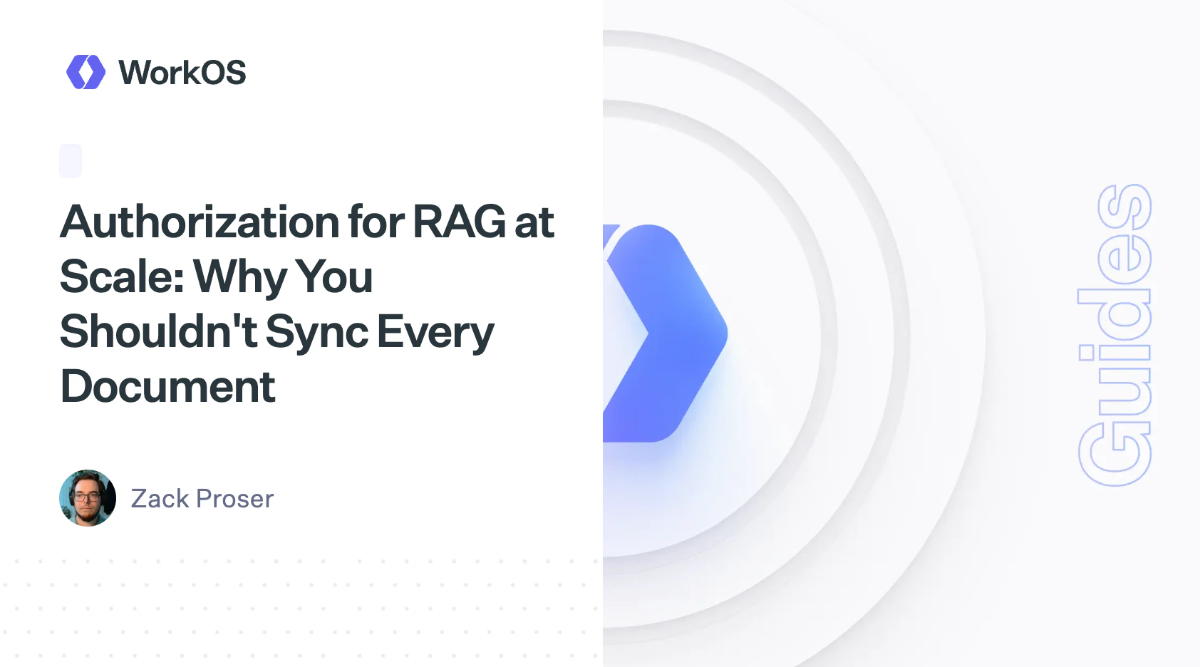 Authorization for RAG at Scale: Why You Shouldn't Sync Every Document ...