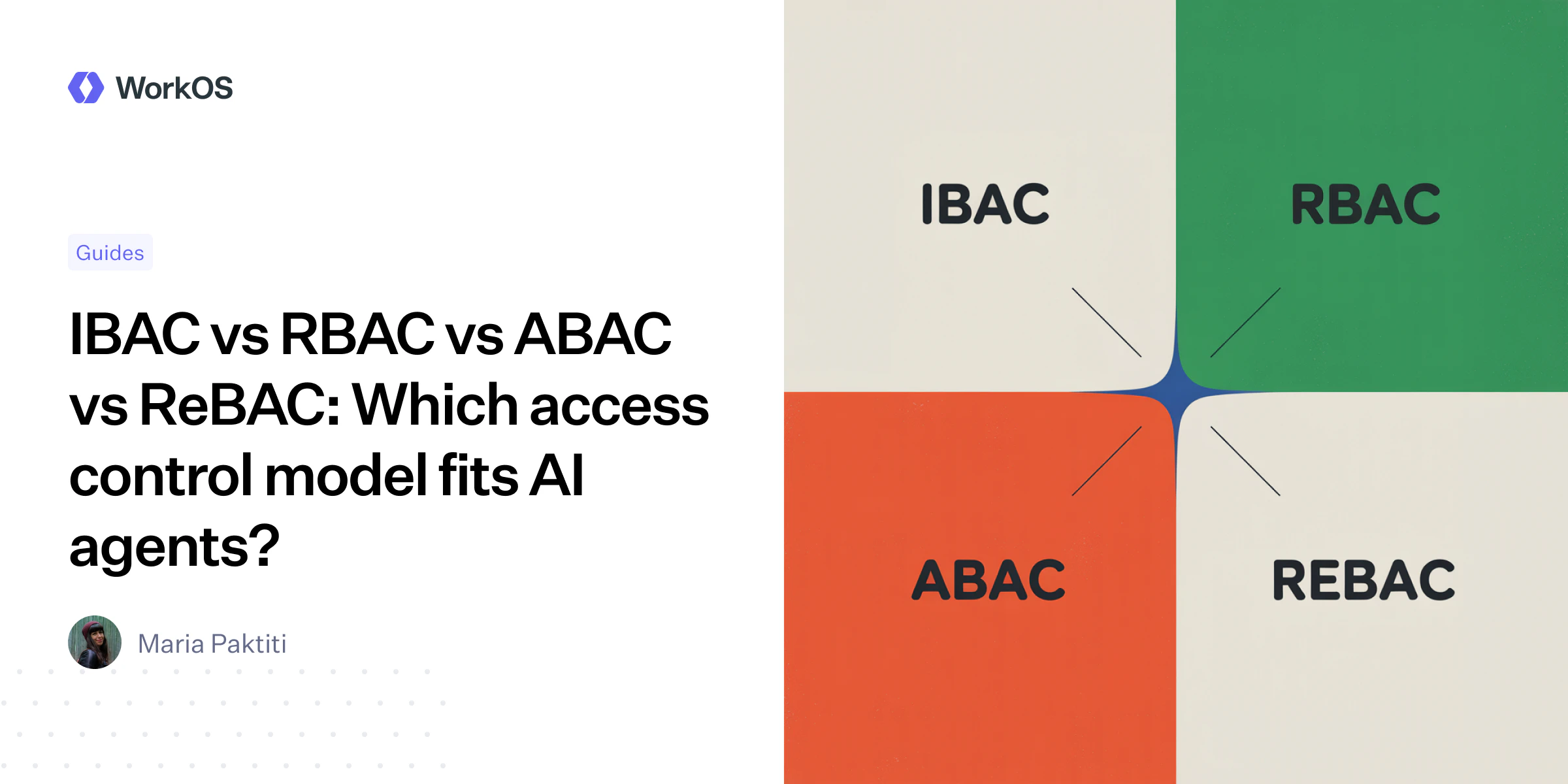 IBAC vs RBAC vs ABAC vs ReBAC: Which access control model fits AI agents?