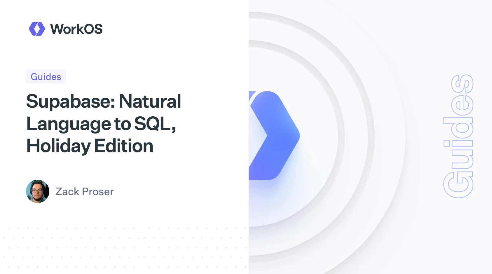 Supabase Sql Supabase: Natural Language to SQL, Holiday Edition — WorkOS