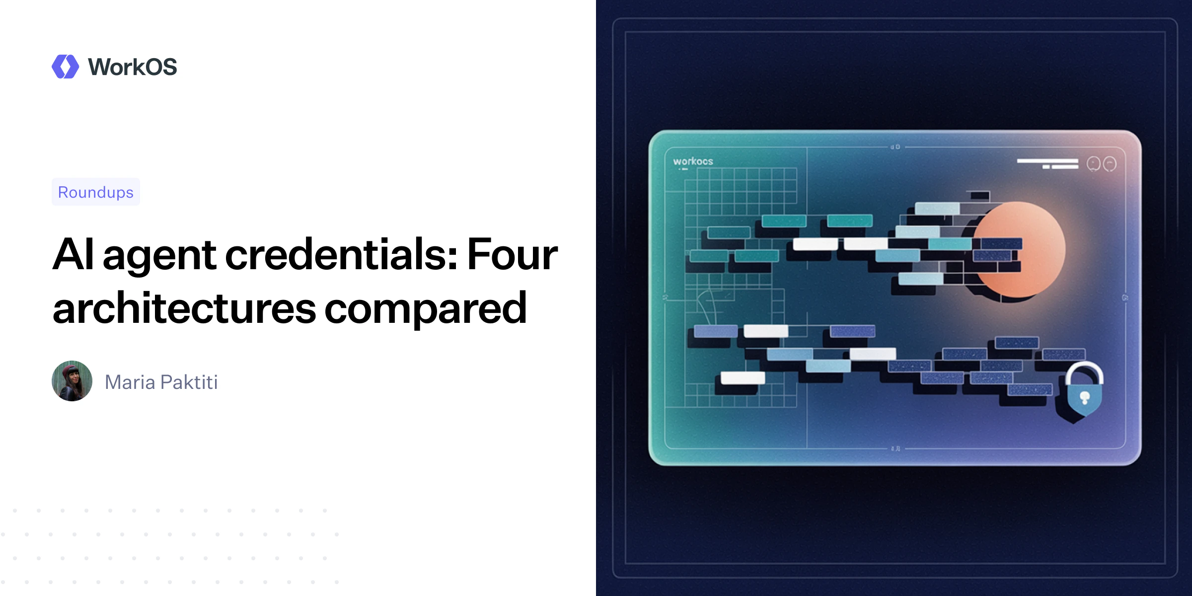 AI agent credentials: Four architectures compared