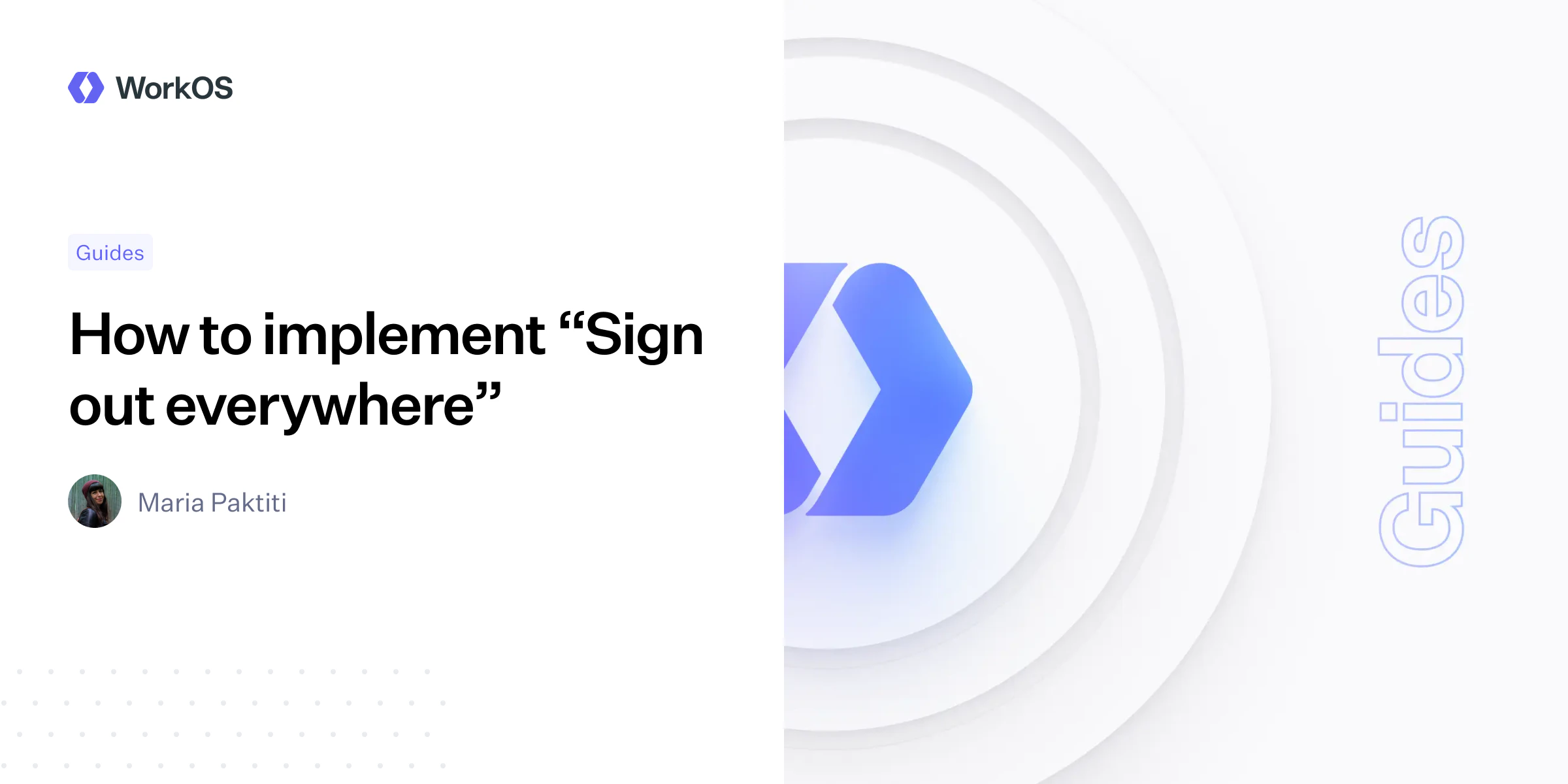 How to implement “Sign out everywhere” — WorkOS